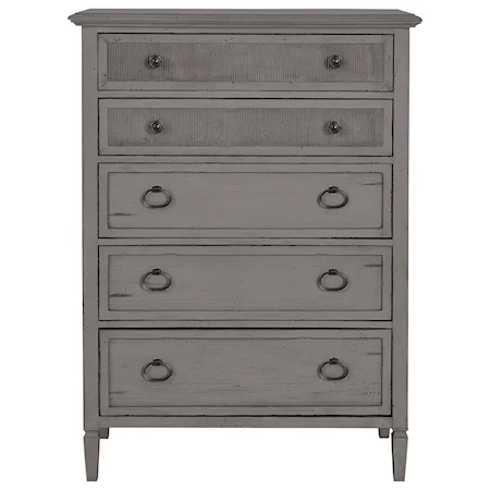 Coastal Chest of Drawers with Cedar-Lined Drawer